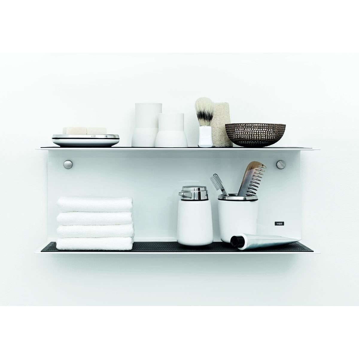 Vipp5 Seifenschale, Schwarz-Seifenschalen-Vipp-5705953001795-00504-VIP-inwohn