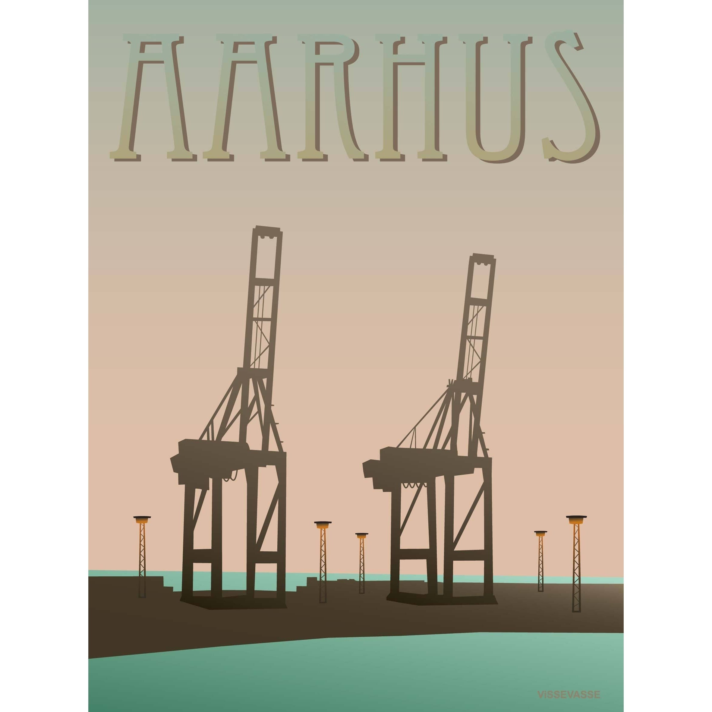 Vissevasse Aarhus Hafen Poster, 15X21 Cm-Wanddekoration-Vissevasse-5713138330110-F-2013-301-S-VIS-inwohn