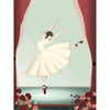 Vissevasse Ballerina Poster, 15 X21 Cm