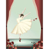 Vissevasse Ballerina Poster, 30 X40 Cm
