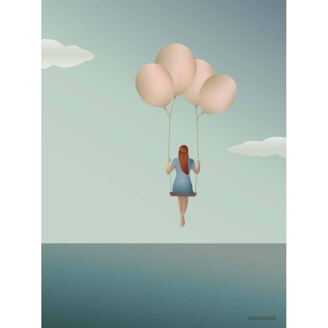 Vissevasse Balloon Dream Poster, 15X21 Cm-Wanddekoration-Vissevasse-5713138500315-F-2015-003-S-VIS-inwohn