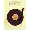  Listen To The Music Poster 30 X40 Cm
