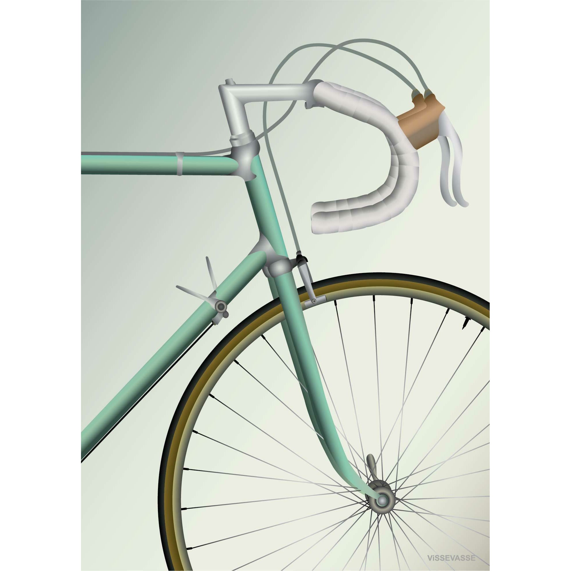 Vissevasse Road Bike Poster, 70 X100 Cm