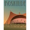 Vissevasse Roskilde Festival Poster, 15 X21 Cm