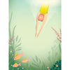 Vissevasse Swim Like A Fish Poster, 30 X40 Cm