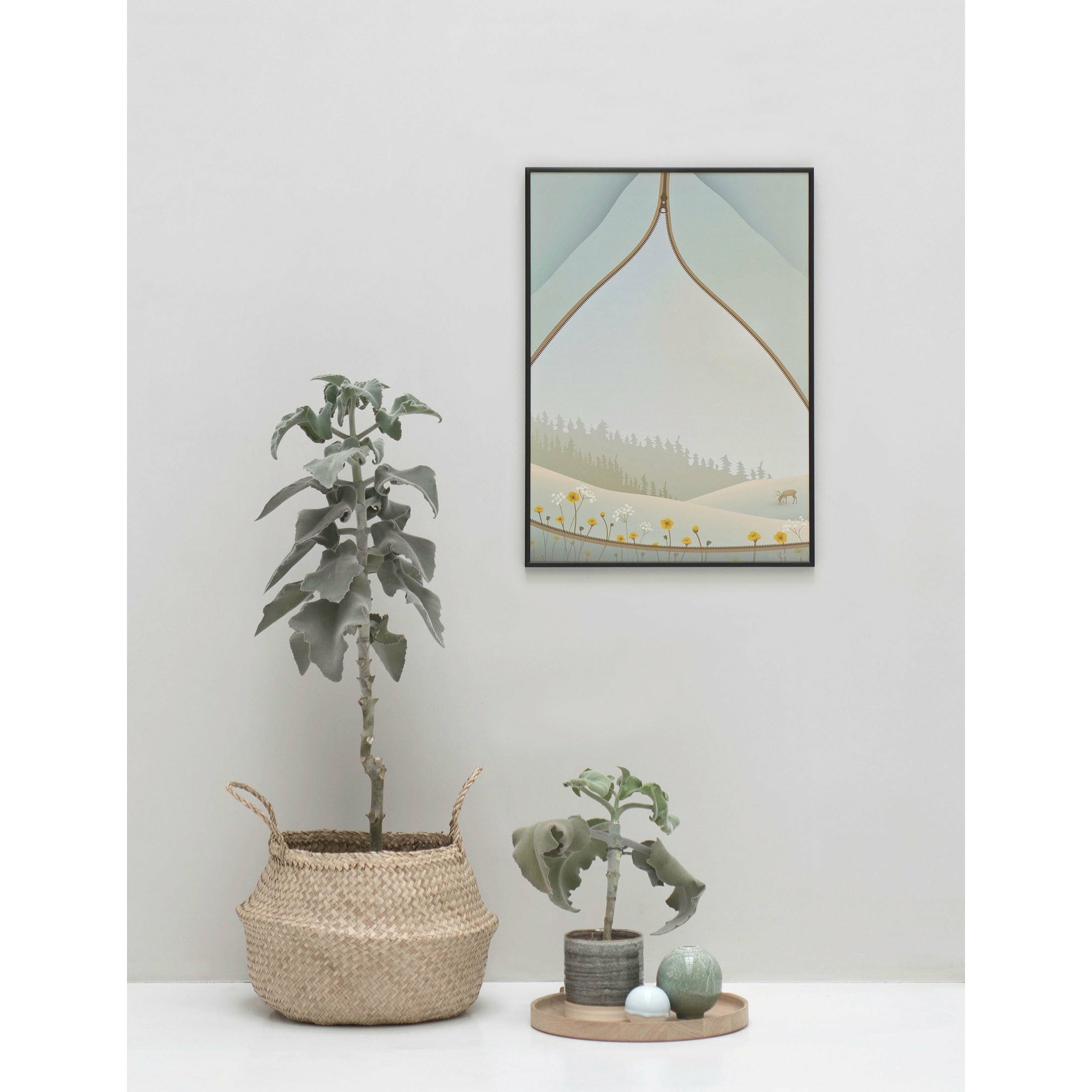 Vissevasse Tent With A View Poster, 30 X40 Cm