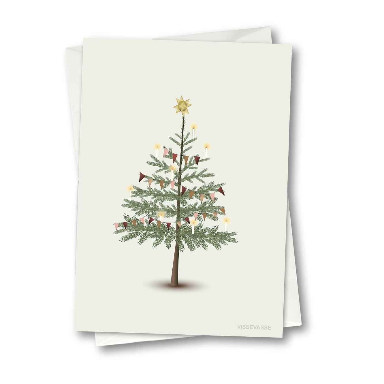 Vissevasse The Christmas Tree Greeting Card, 10.5x15cm