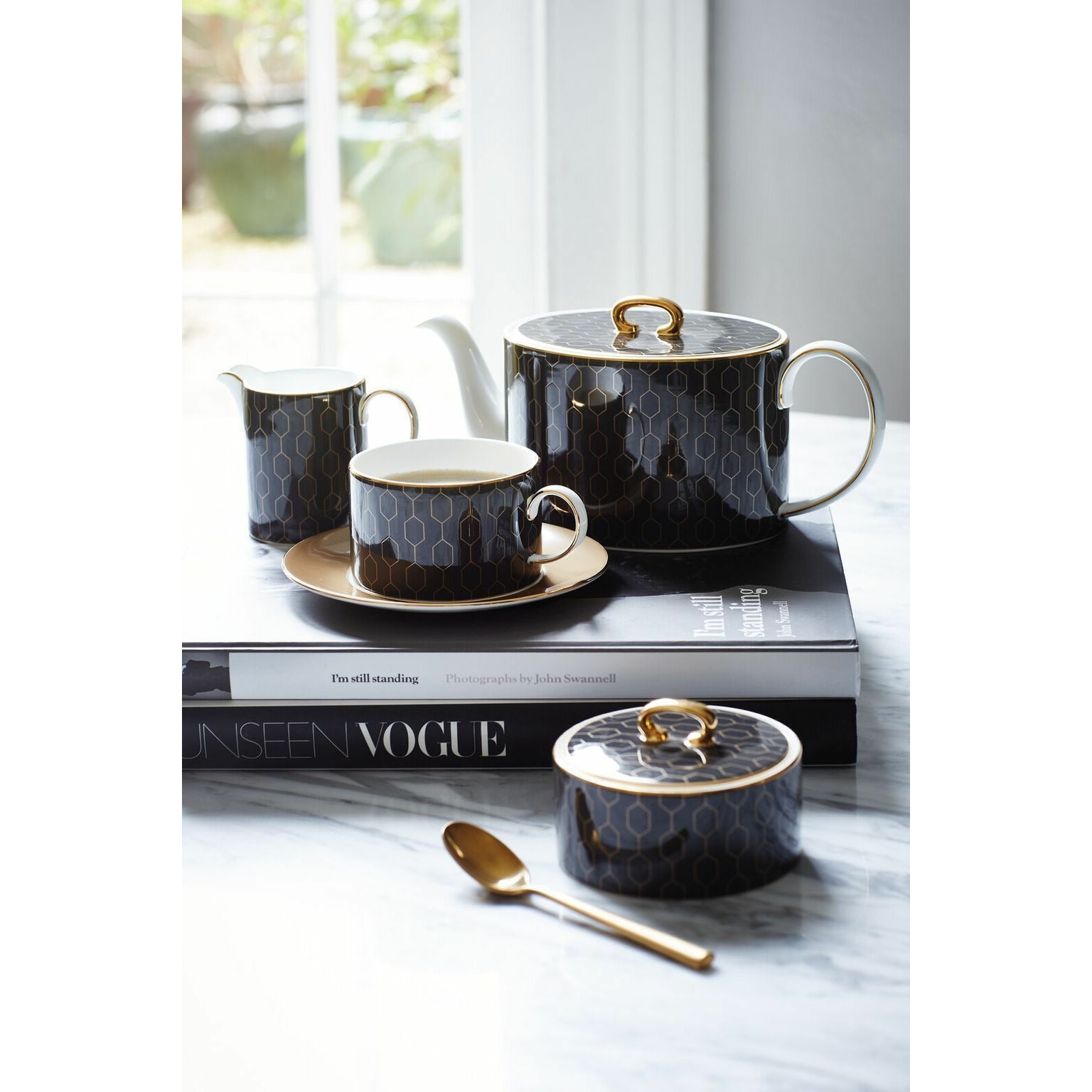 Wedgwood Arris Tea Plate Accent 20 Cm Set Mixed Munster 4 Pcs Gift Box