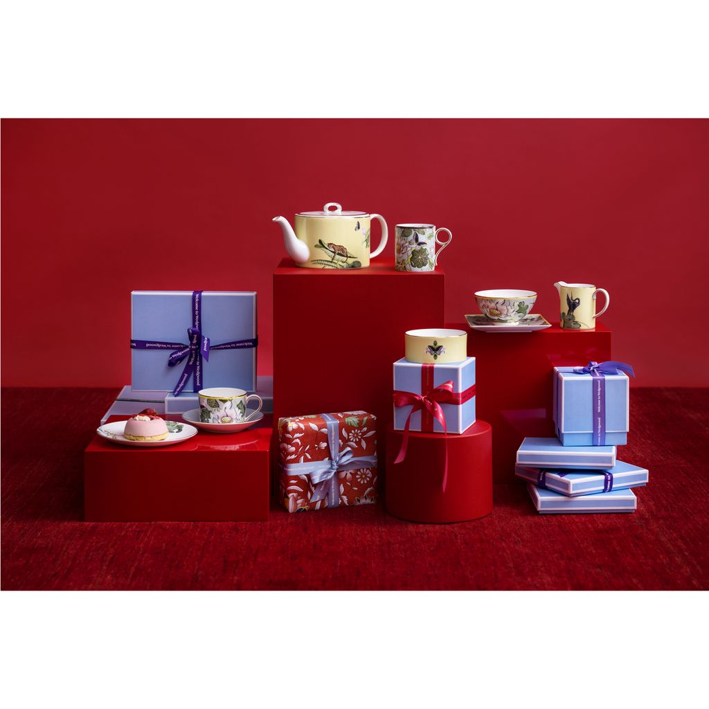 Wedgwood Wonderlust Waterlily Teacup & Saucer In Gift Box