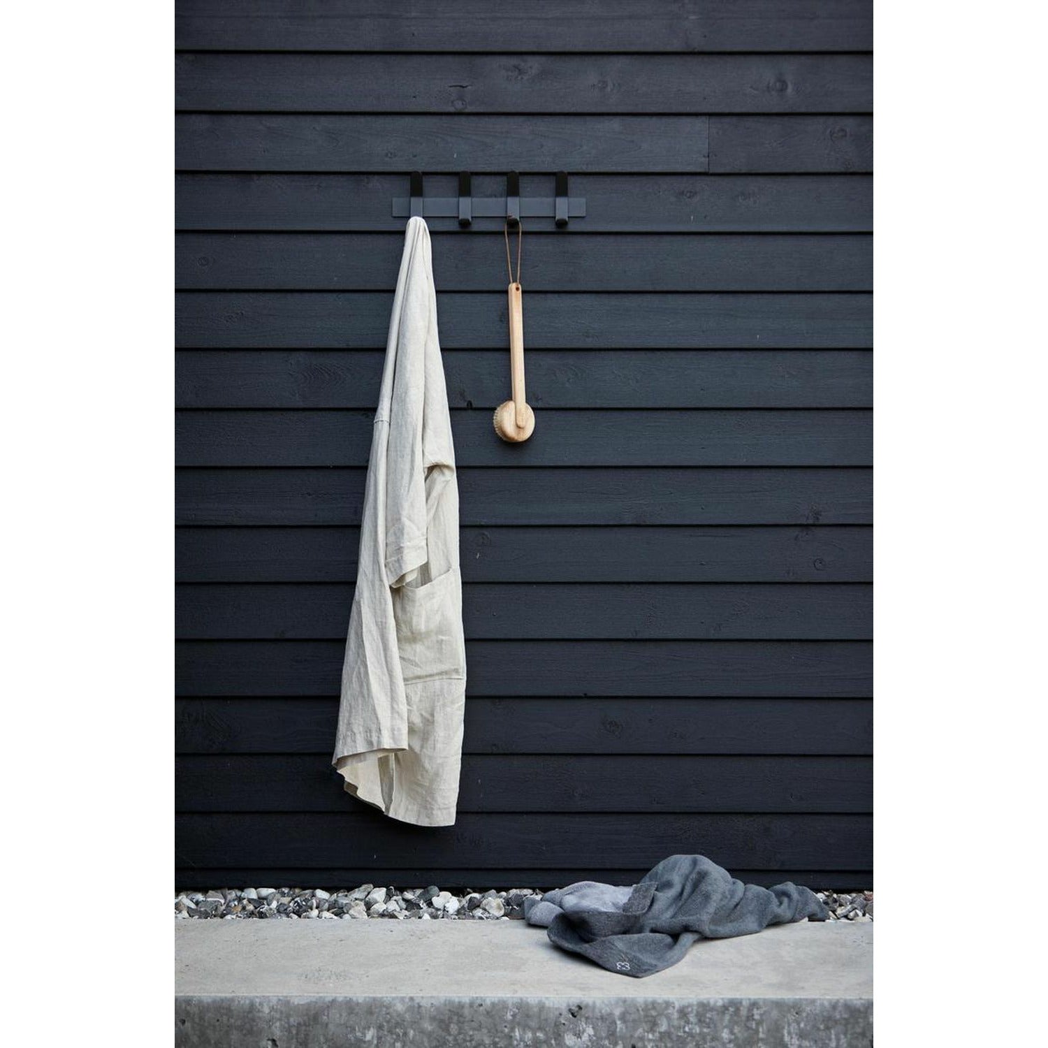 Zone Denmark Inu spa håndklæde 140 x70 cm, grå