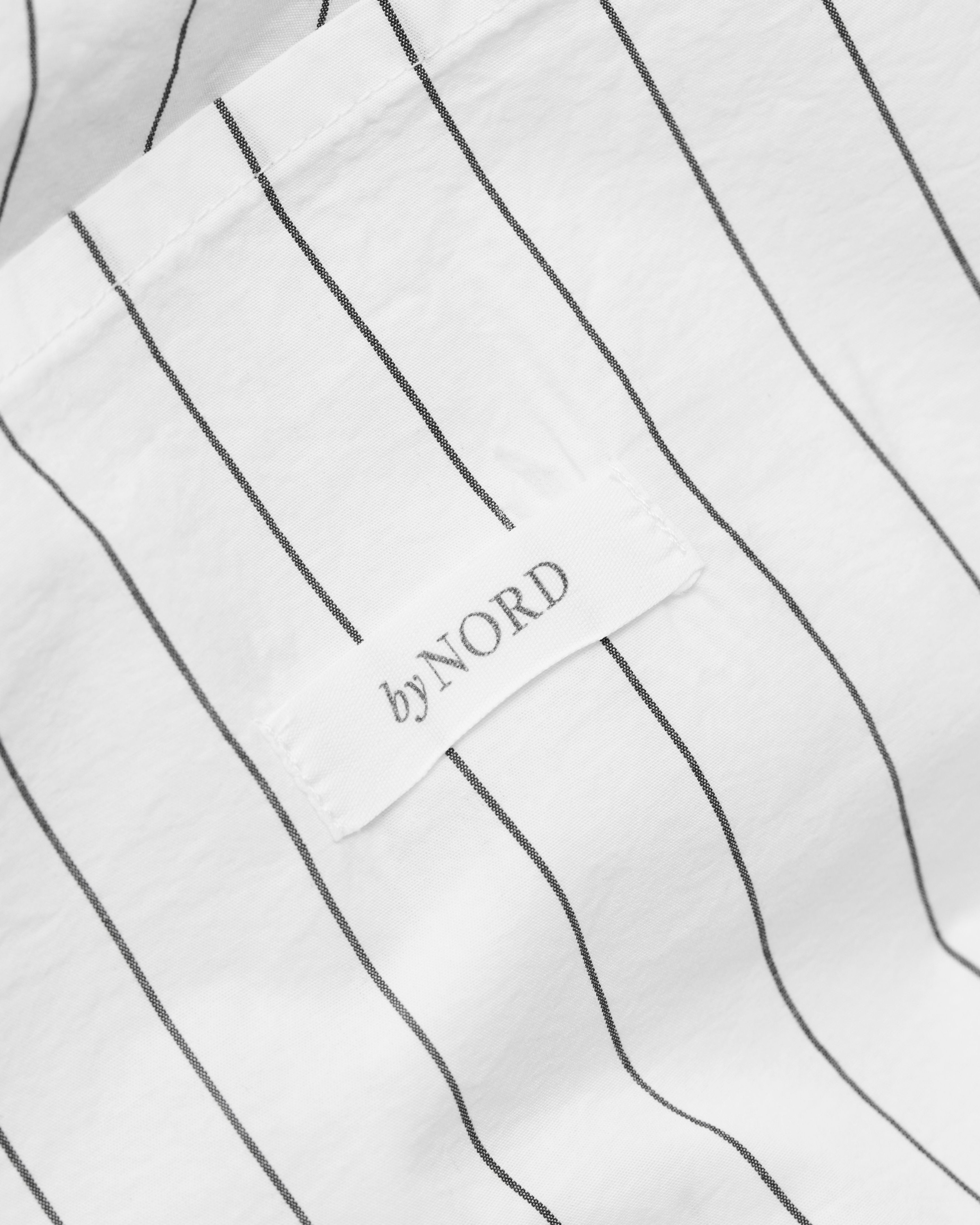By Nord Dagny Bed Linen Set 200x140 Cm, Snow With Coal