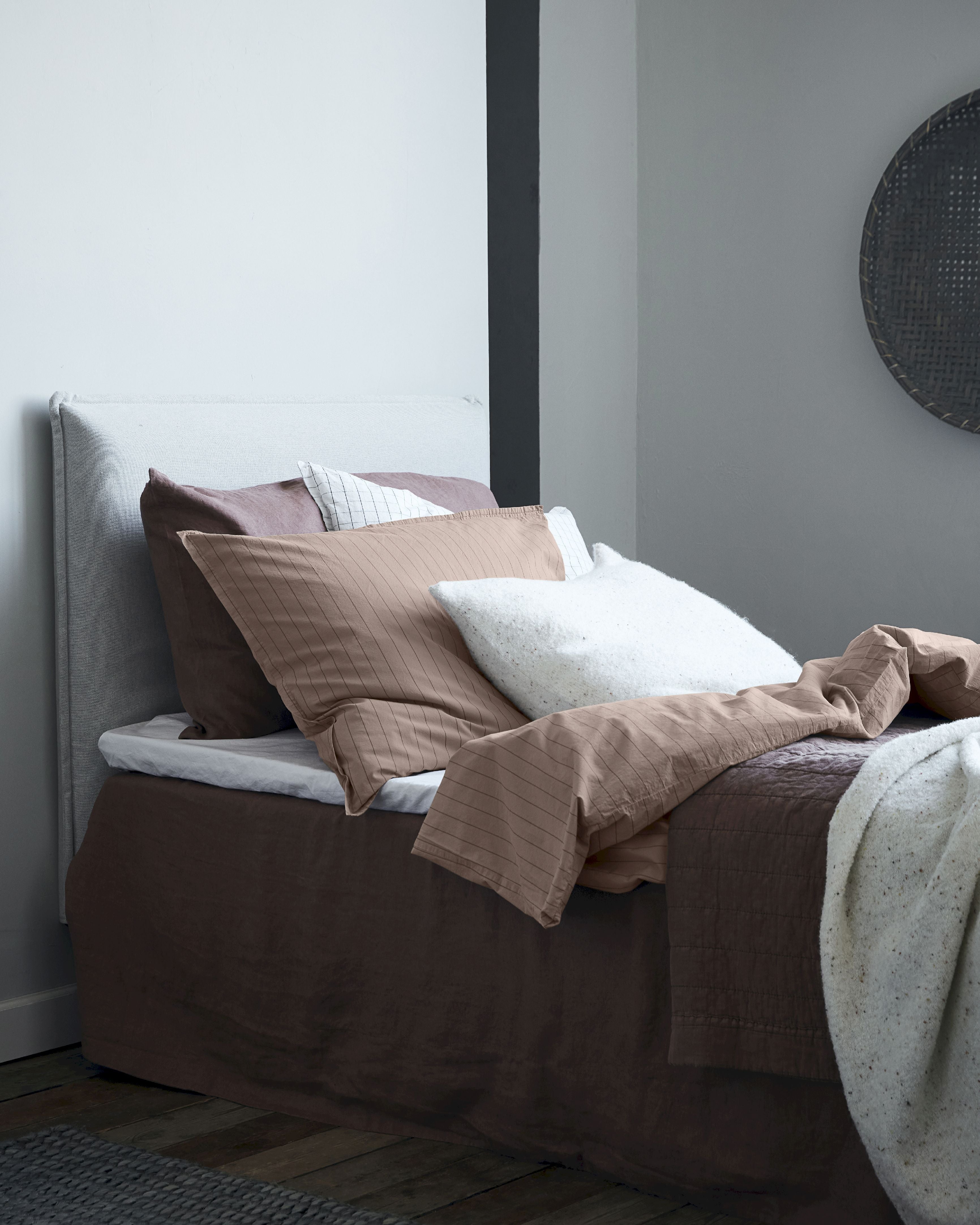 By Nord Dagny Bed Linen Set 210x150 Cm, Straw With Bark