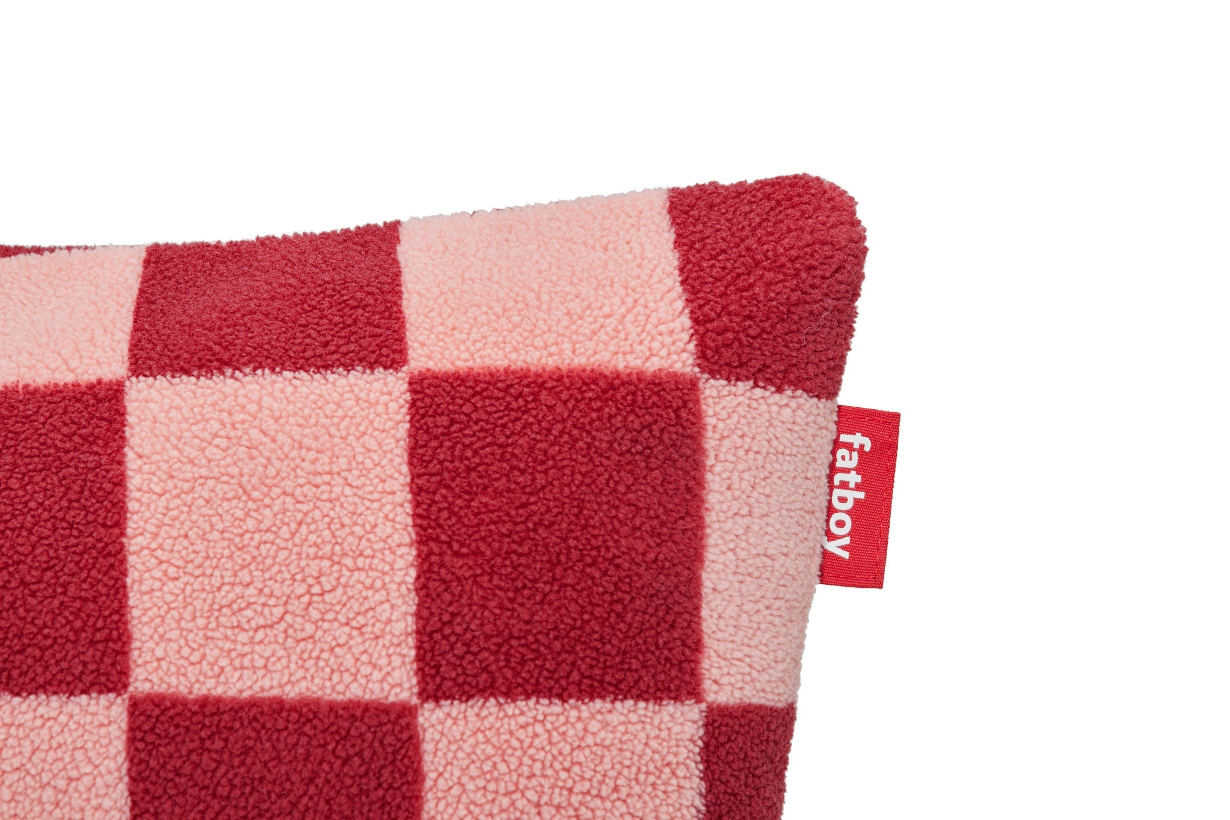 Fatboy Square Pillow Teddy Chess, Red
